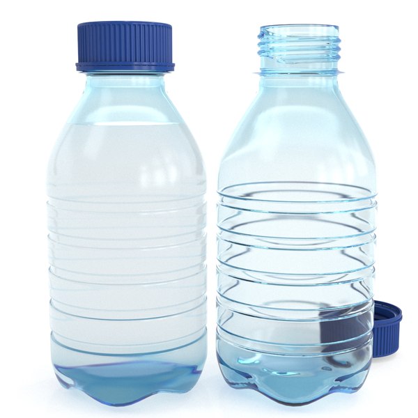 Plastic Water Bottle v11 3d model 3D model