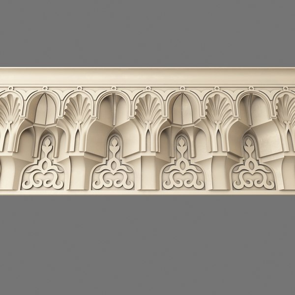 Classic Islamic Cornice 3D Model - TurboSquid 1998379