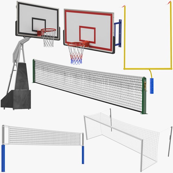 3D Sport Goals And Nets Collection