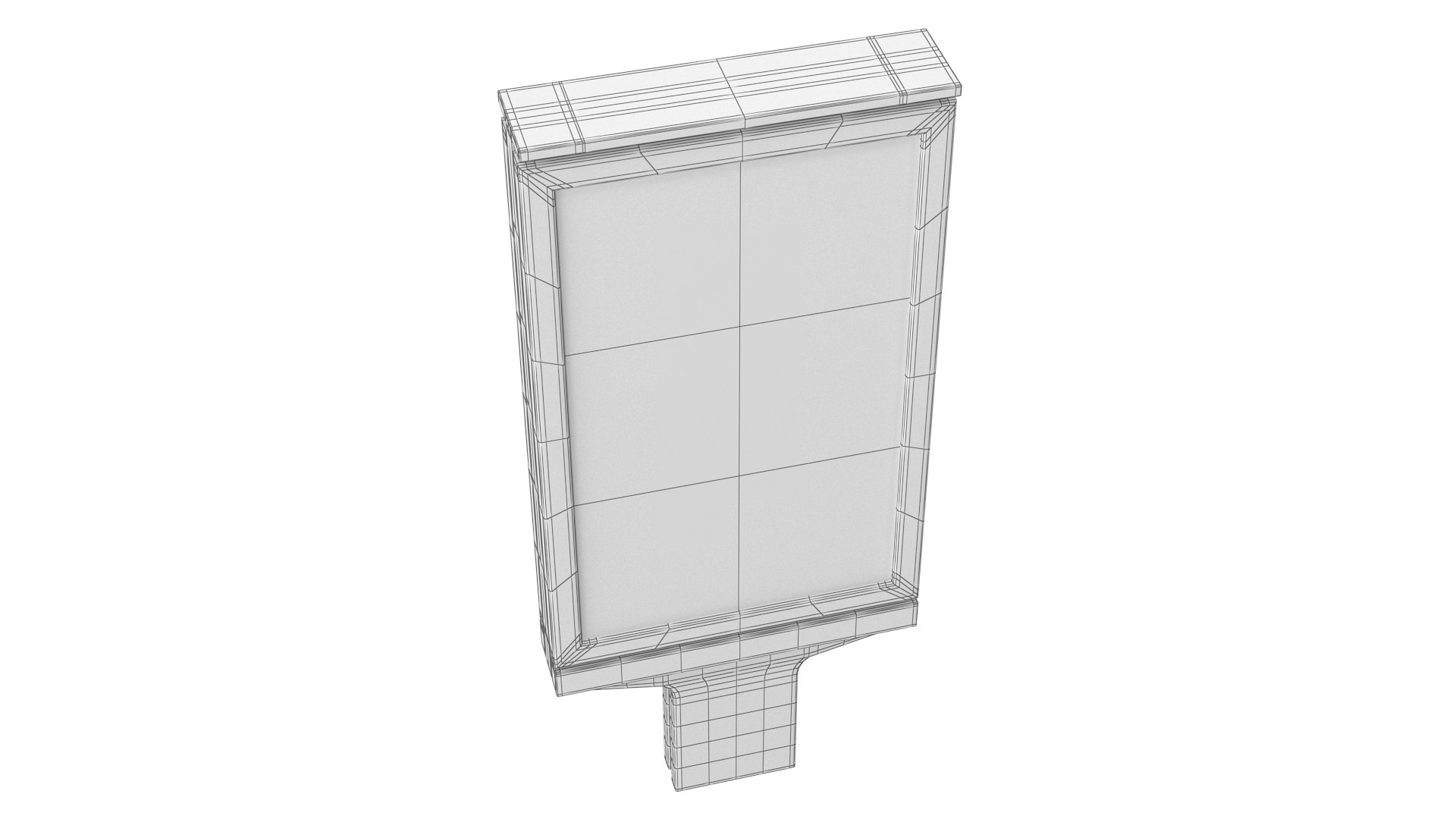 Street Billboard 3D Model - TurboSquid 2555728