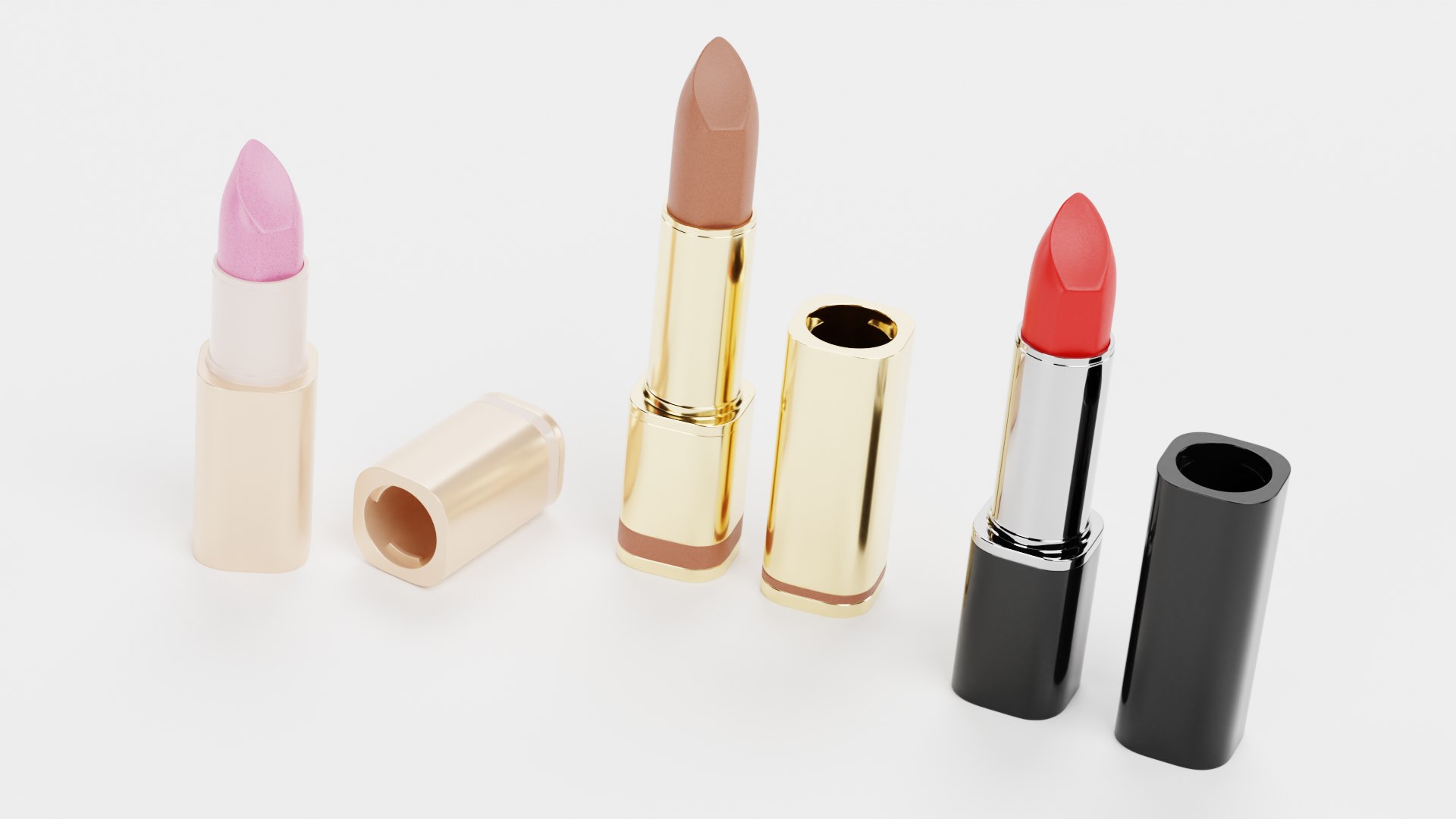 Lipsticks 3D TurboSquid 1843901