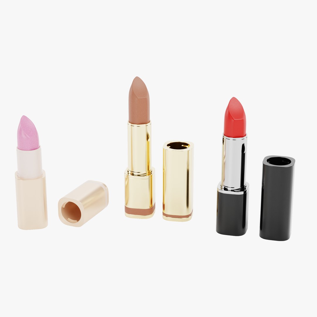 Lipsticks 3D TurboSquid 1843901