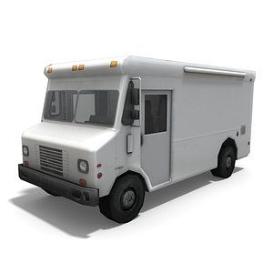 Low Poly P2 Step Van