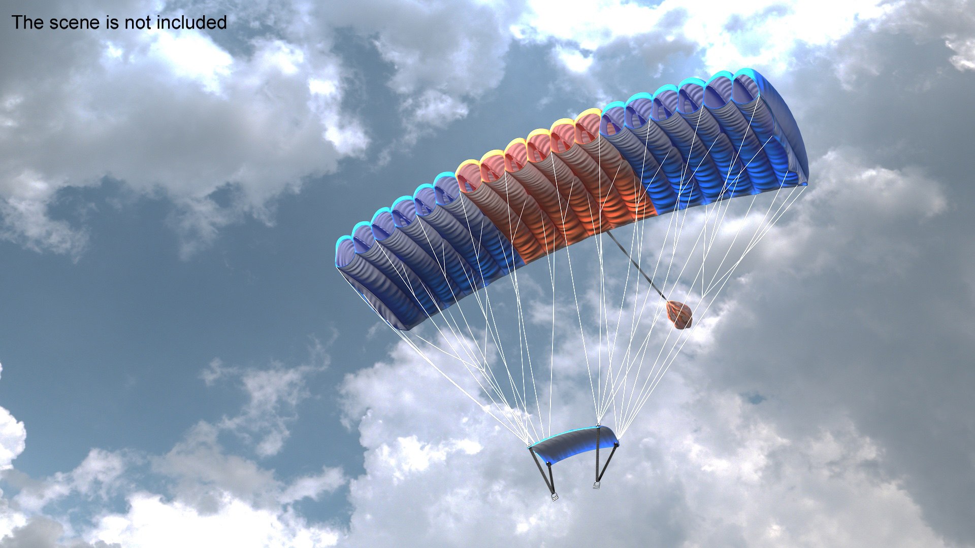 3D Ram Air Parachute - TurboSquid 2219456