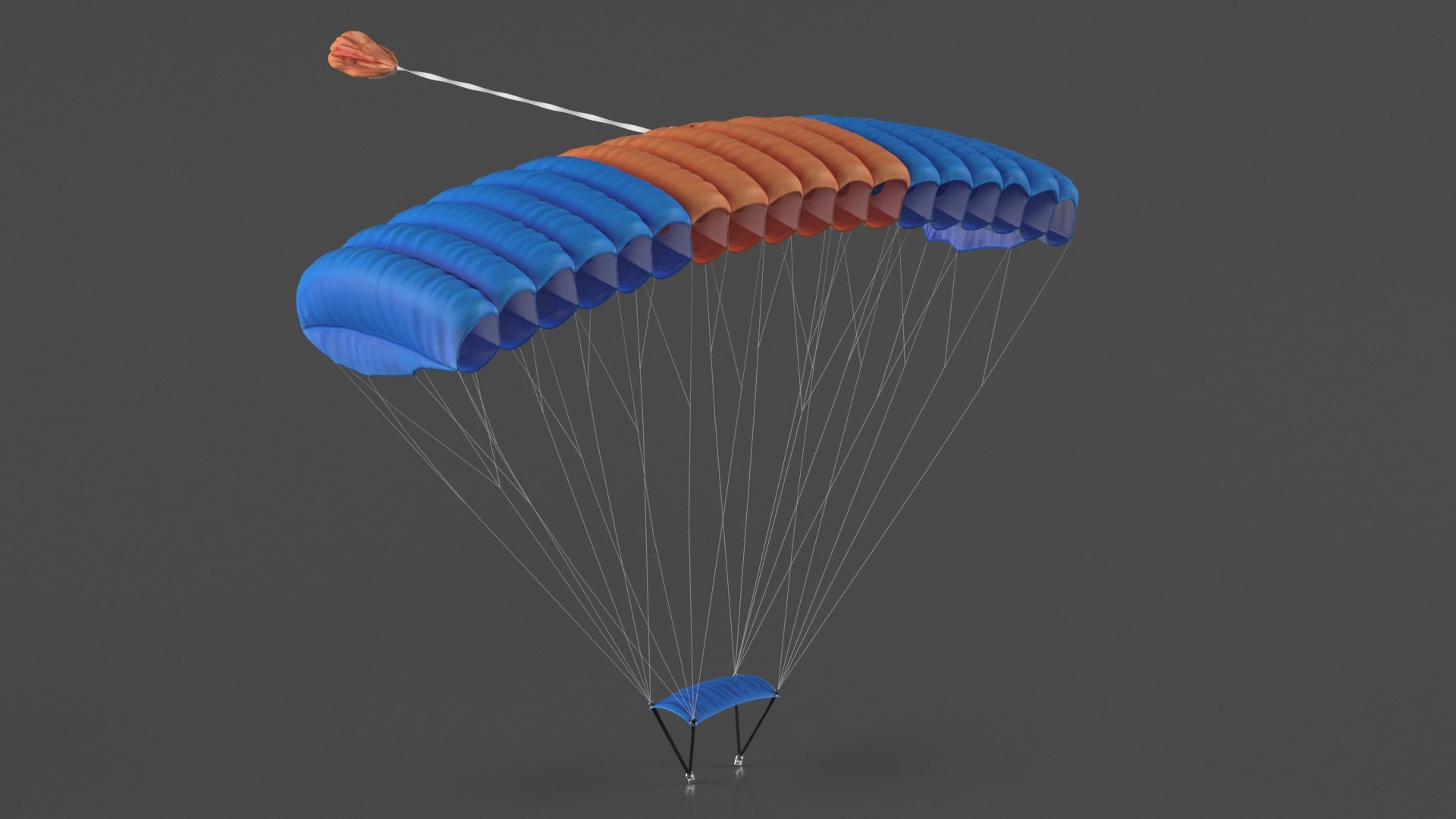 3D Ram Air Parachute - TurboSquid 2219456