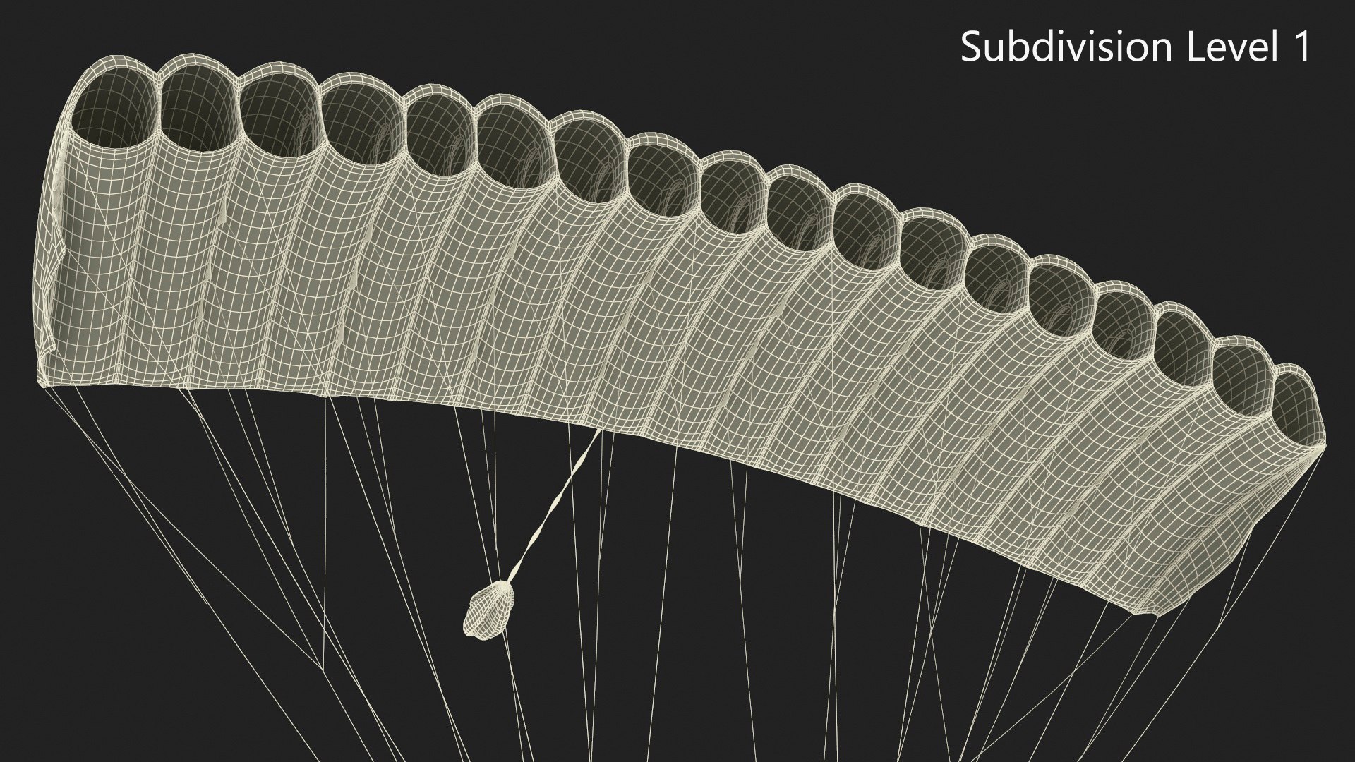 3D Ram Air Parachute - TurboSquid 2219456