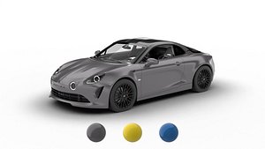 Alpine A110S 2020 3d model 3D