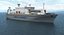 Rocket Launch Command Ship Sea Launch Commander Rigged 3D Model
