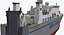 Rocket Launch Command Ship Sea Launch Commander Rigged 3D Model