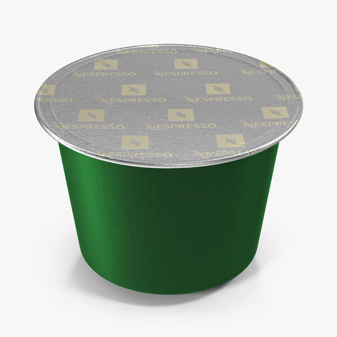 Coffee Capsule 3D model preview