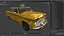Classic Checker Taxi Cab 3D model