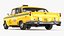 Classic Checker Taxi Cab 3D model