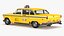 Classic Checker Taxi Cab 3D model