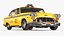Classic Checker Taxi Cab 3D model