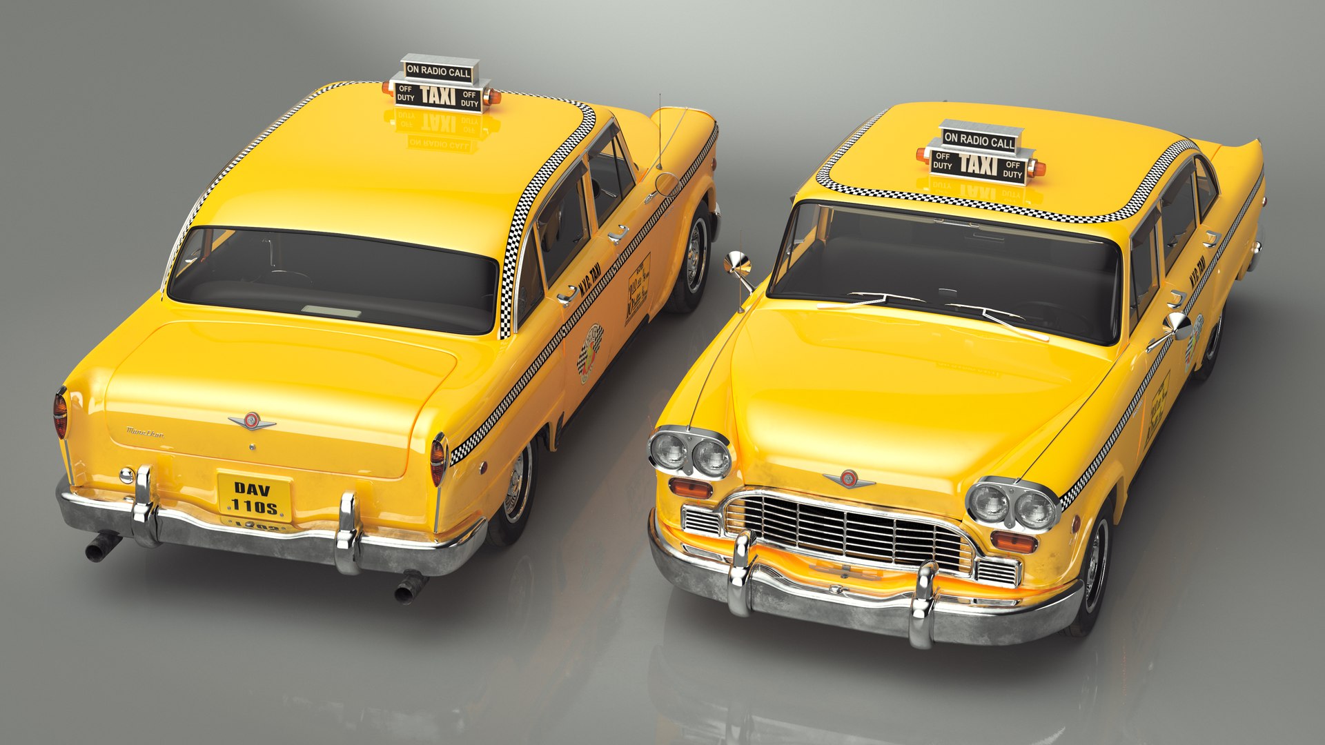Classic Checker Taxi Cab 3D model https://p.turbosquid.com/ts-thumb/Z4/Wltd81/cE/classiccheckertaxicab3dmodel023/jpg/1715981435/1920x1080/fit_q87/25d93a997e976fa2b197c644c3f05d1f4671ebf7/classiccheckertaxicab3dmodel023.jpg
