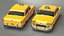 Classic Checker Taxi Cab 3D model