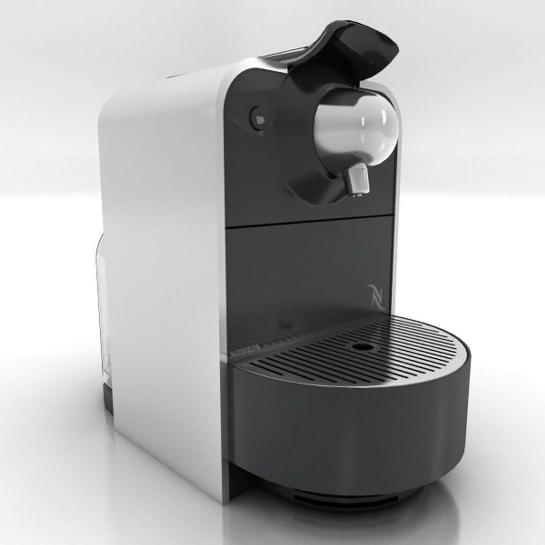 als je kunt Meenemen ongebruikt nespresso coffee machine 3d model