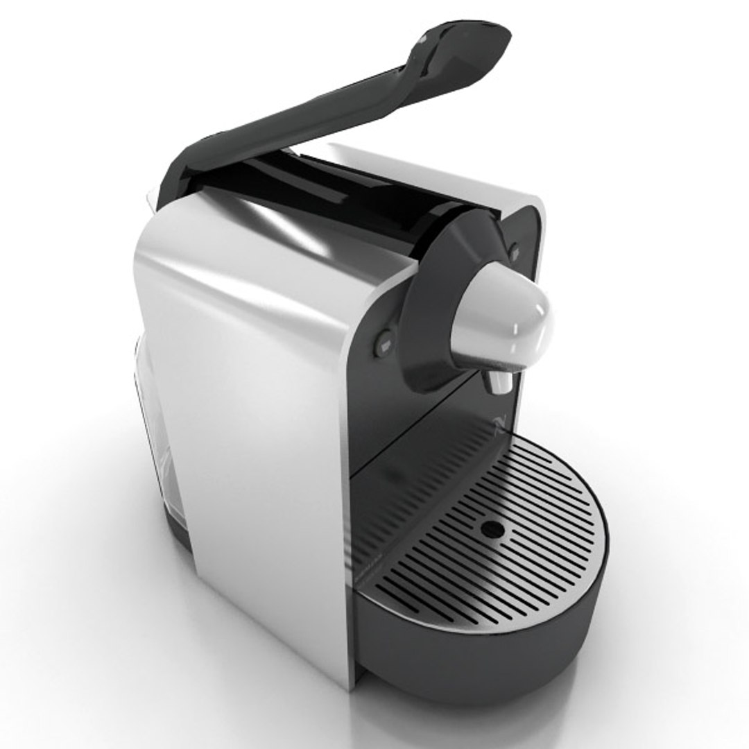 als je kunt Meenemen ongebruikt nespresso coffee machine 3d model