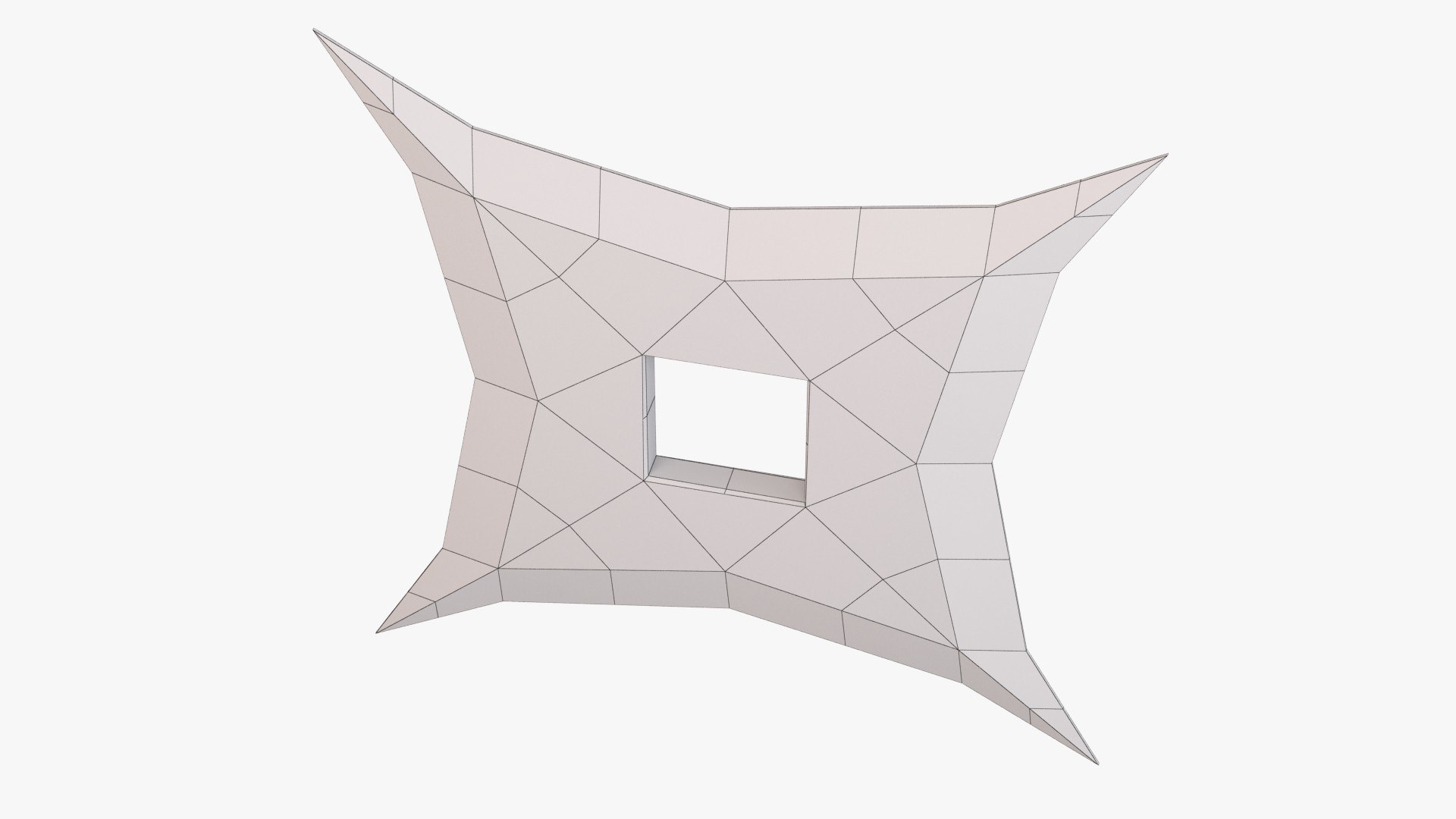 Senban Throwing Star 3D Model - TurboSquid 1427083