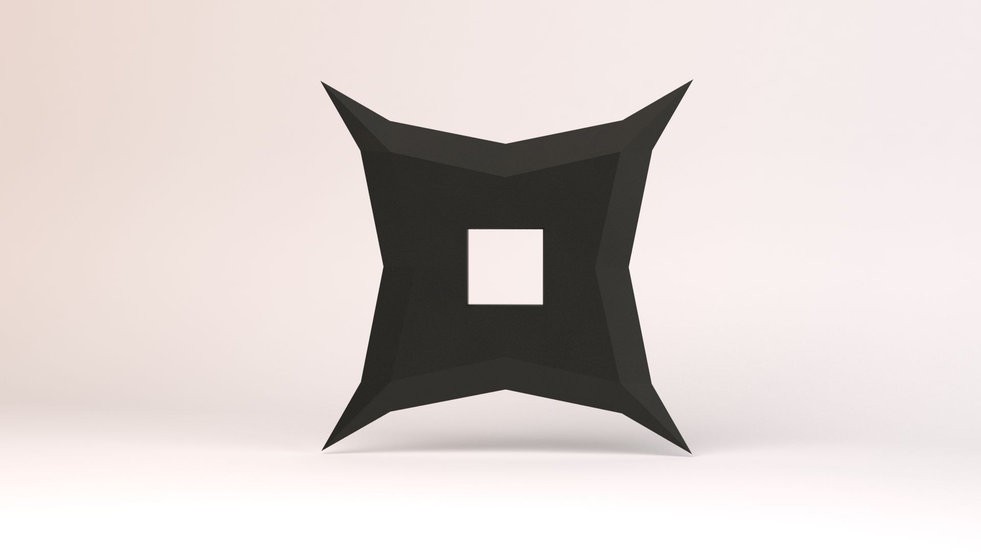 Senban Throwing Star 3D Model - TurboSquid 1427083
