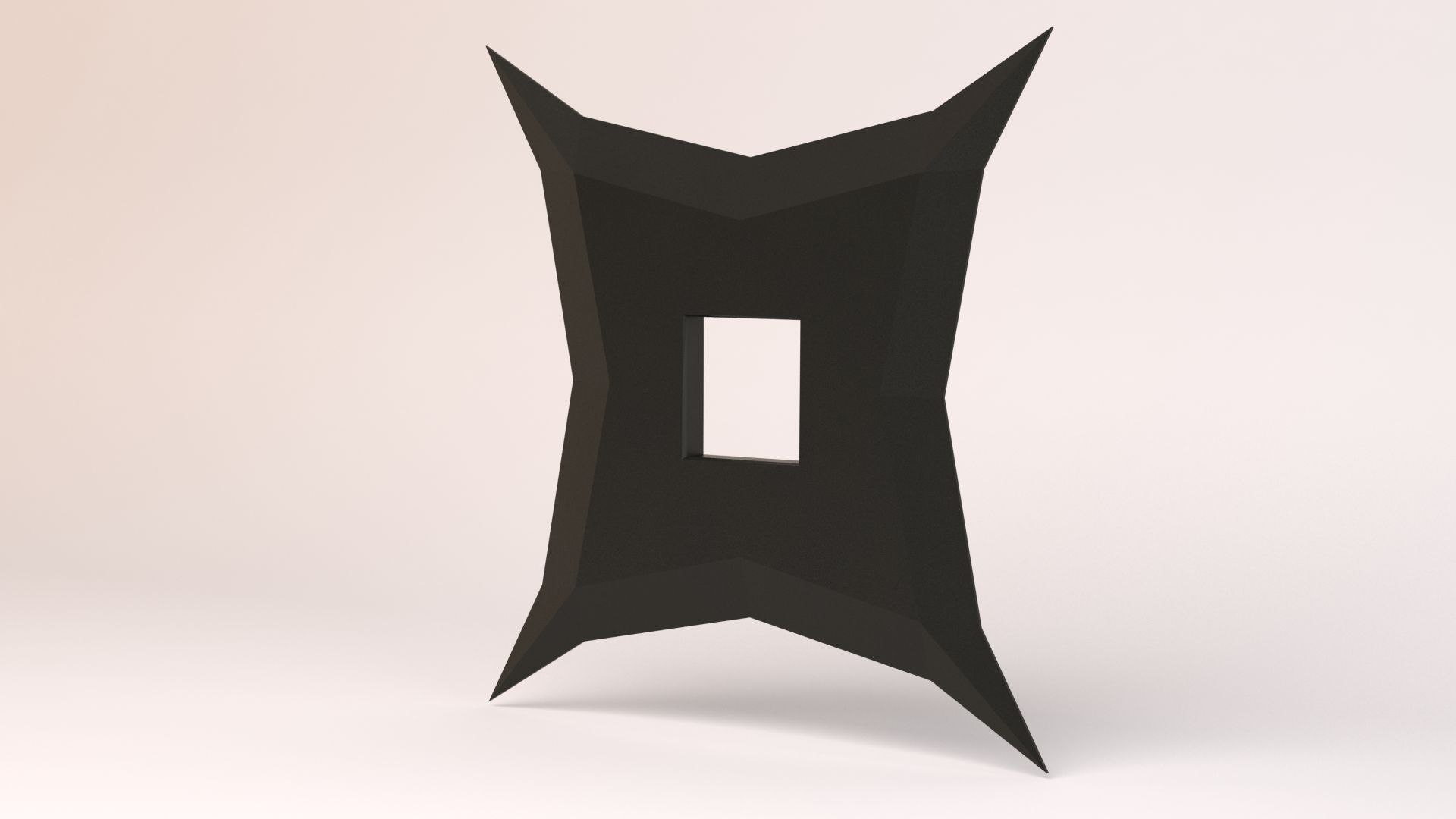 Senban Throwing Star 3D Model - TurboSquid 1427083
