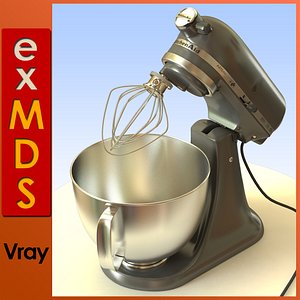 3d food mixer model