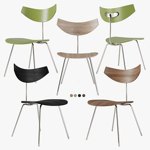 vitra dining chair 3D model