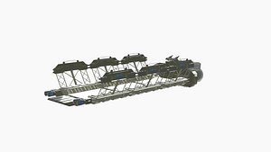 3D Scifi Dock 3D Model