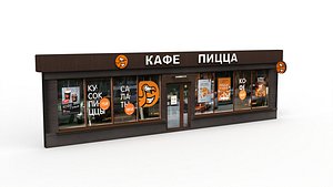 3D model cafe