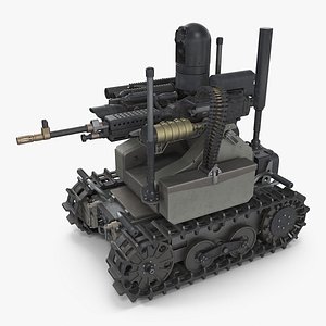 unmanned battle tank 3D