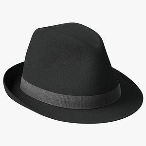 Black Fedora Hat