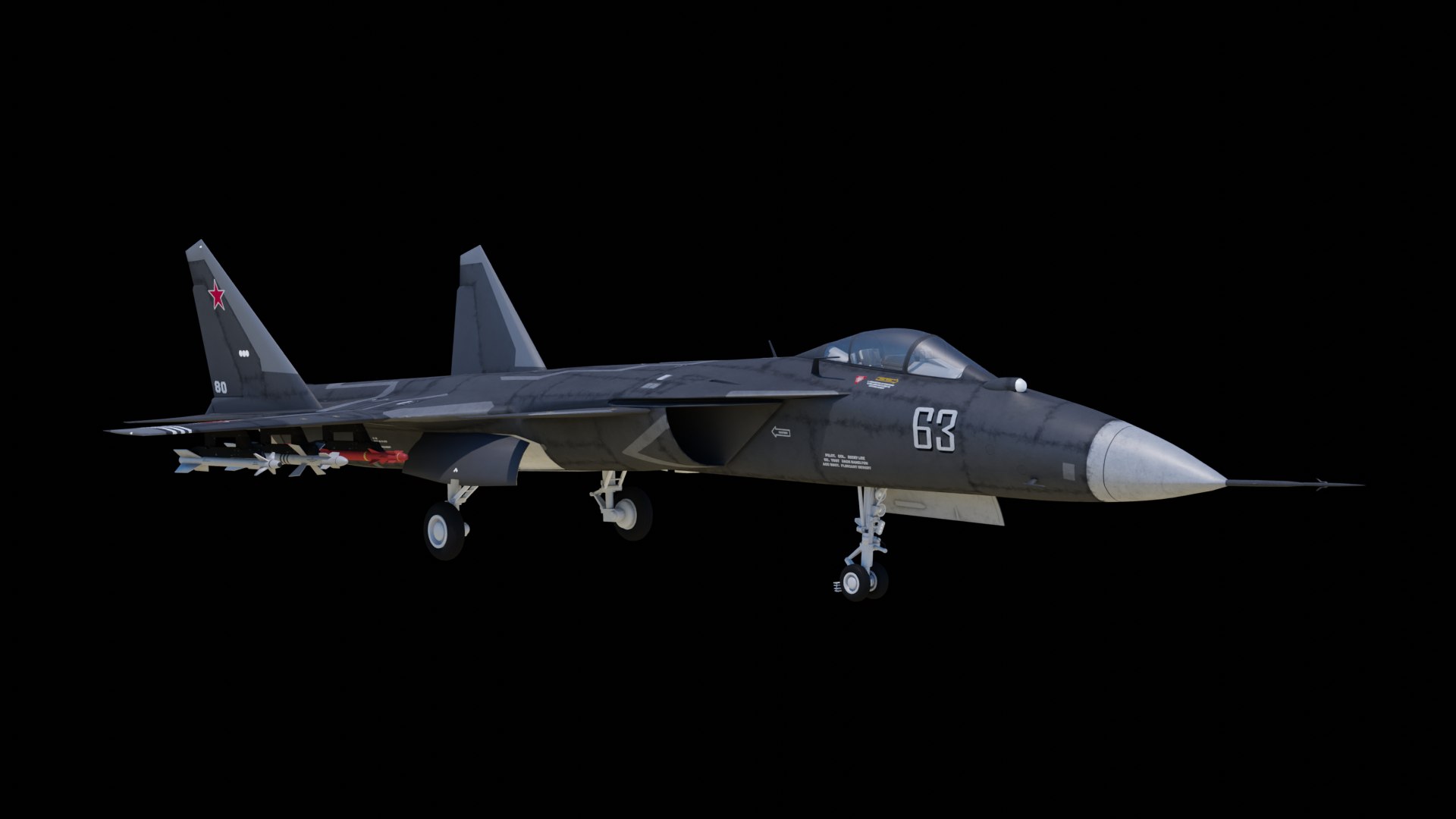 Su-47 Black Fighter model https://p.turbosquid.com/ts-thumb/Z4/mBnzGa/Df/fighterjet10/png/1719583616/1920x1080/fit_q87/2ffbb4e77b50196e0b4adc02f616e7c850539cfe/fighterjet10.jpg