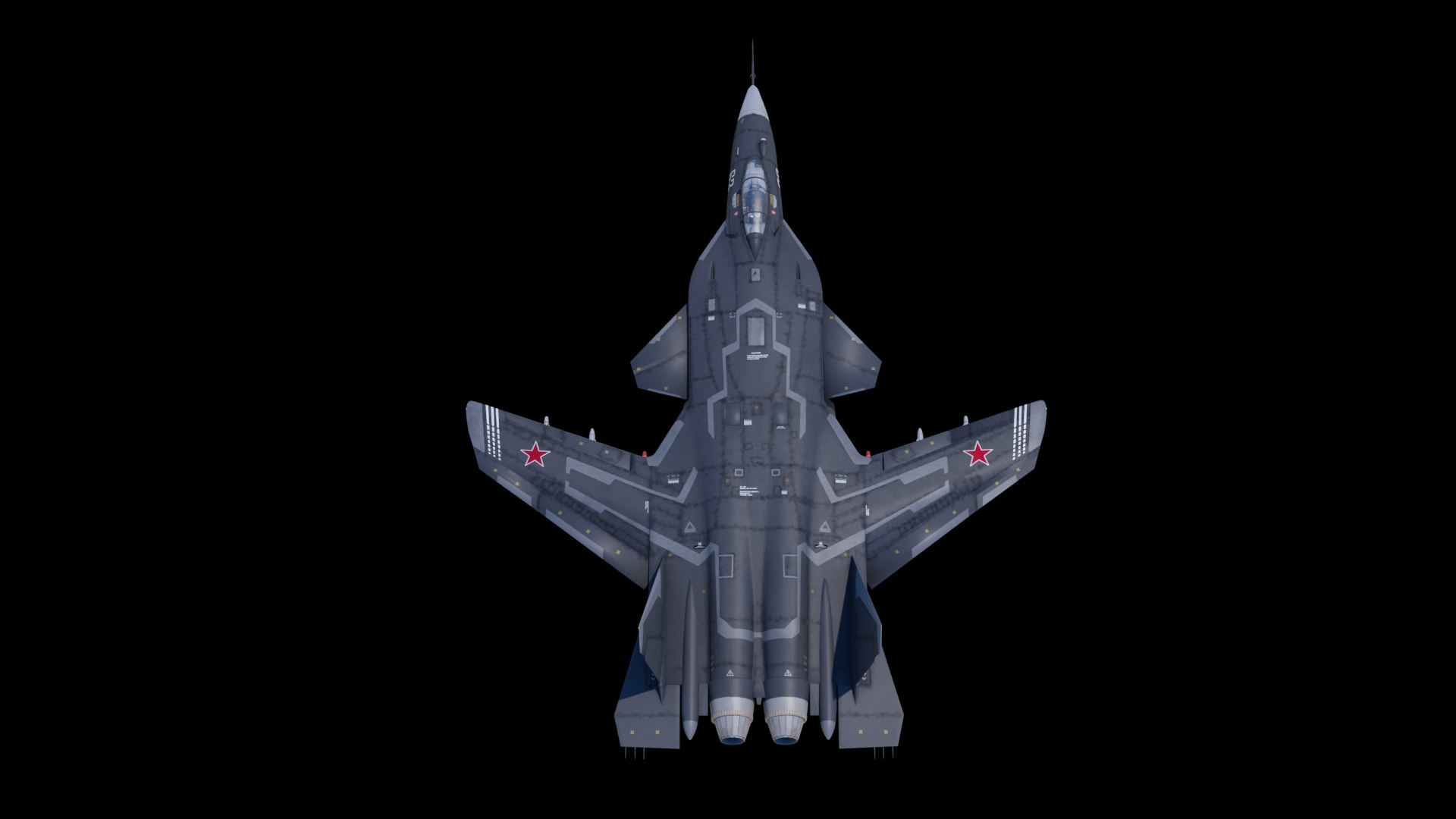 Su-47 Black Fighter model https://p.turbosquid.com/ts-thumb/Z4/mBnzGa/Ud/fighterjet13/png/1719583618/1920x1080/fit_q87/ebe4ef77b5979f8907b755e0973e4b46b5700d68/fighterjet13.jpg