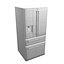 refrigerator design kitchen 3D