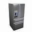 refrigerator design kitchen 3D