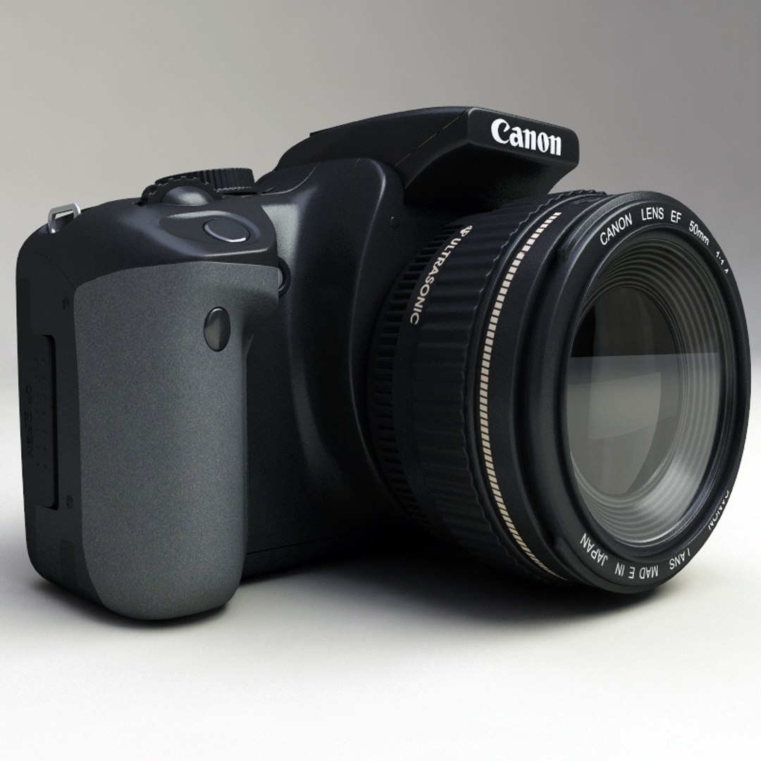 3d Model Canon Eos400d
