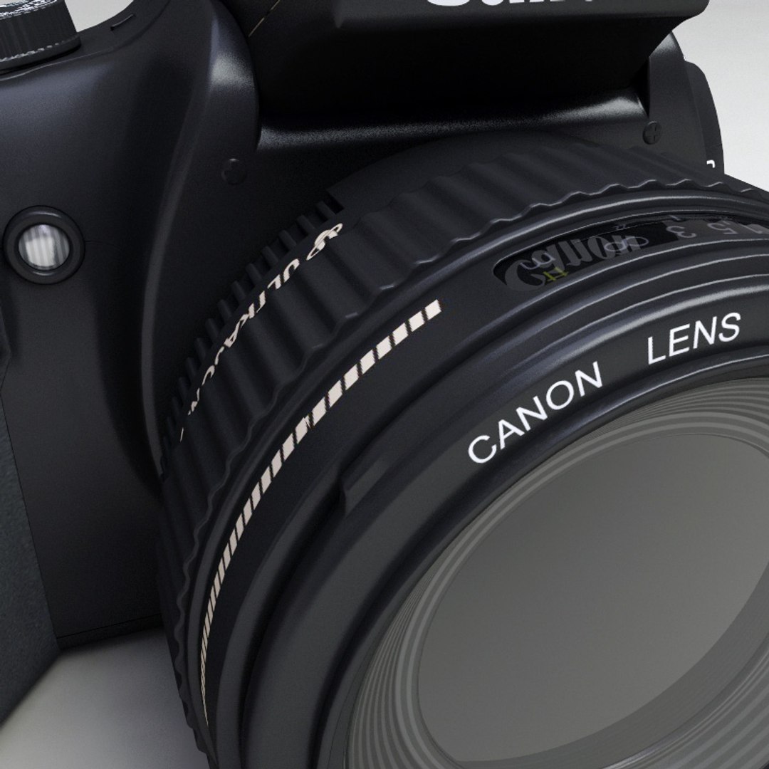 3d Model Canon Eos400d