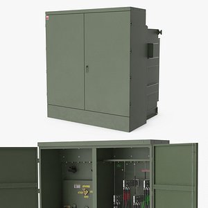 Ground-Level Power Distribution Transformer