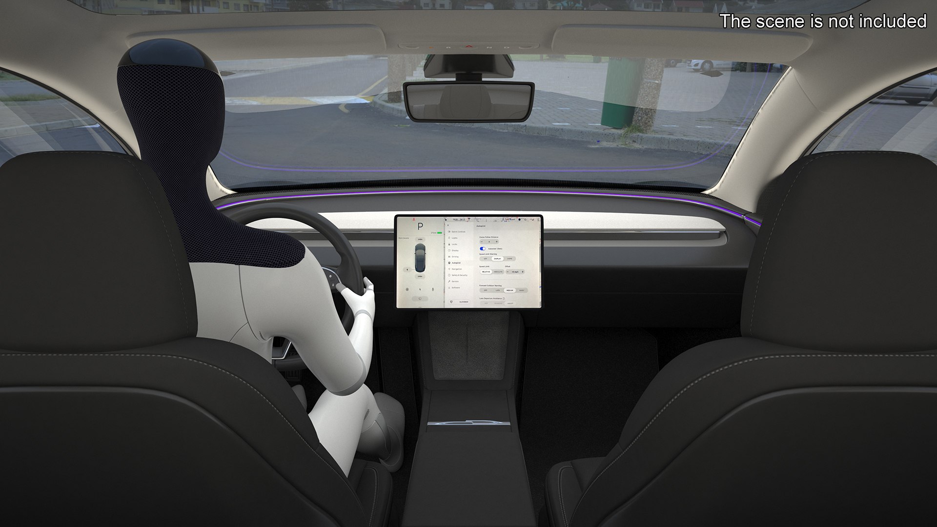 3D Tesla Model 3 2024 With Tesla Bot Rigged For Cinema 4D - TurboSquid ...