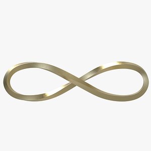 infinity loop symbol 3D