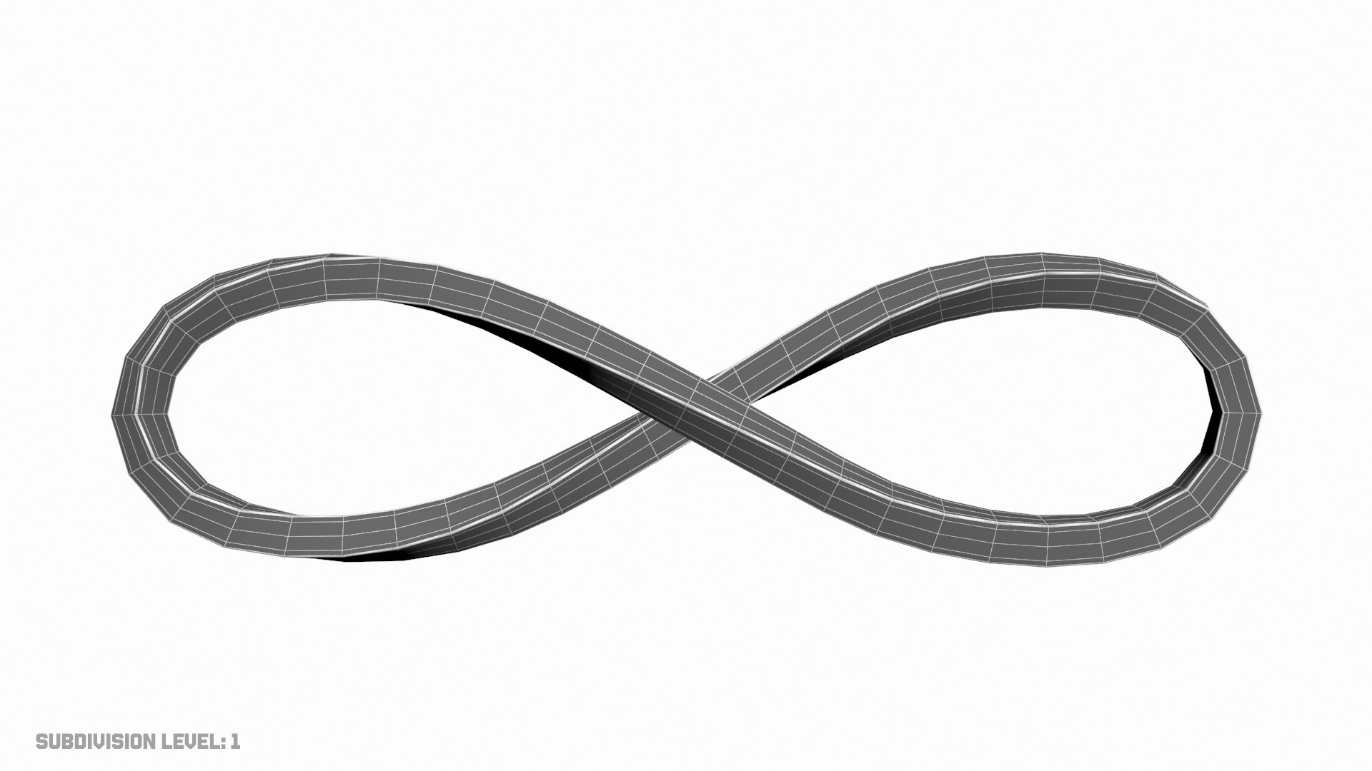 Infinity Loop Symbol 3D - TurboSquid 1489050