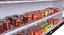 3D supermarket shelving tomatoes
