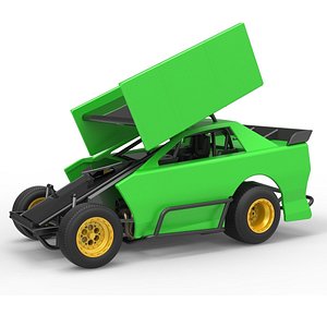 3D model New Zealand Modified Stock car Version 2 Scale 1 to 25