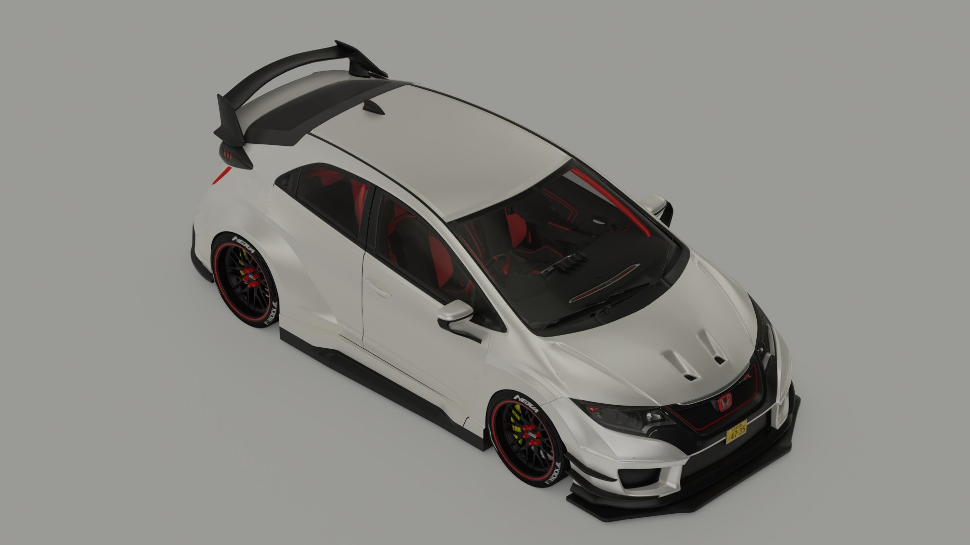 Civic Type R 2015 3D - TurboSquid 2024918