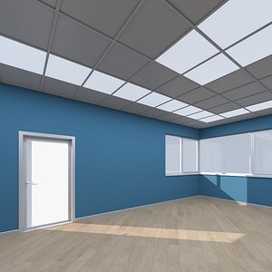Seminar Room Empty Blue
