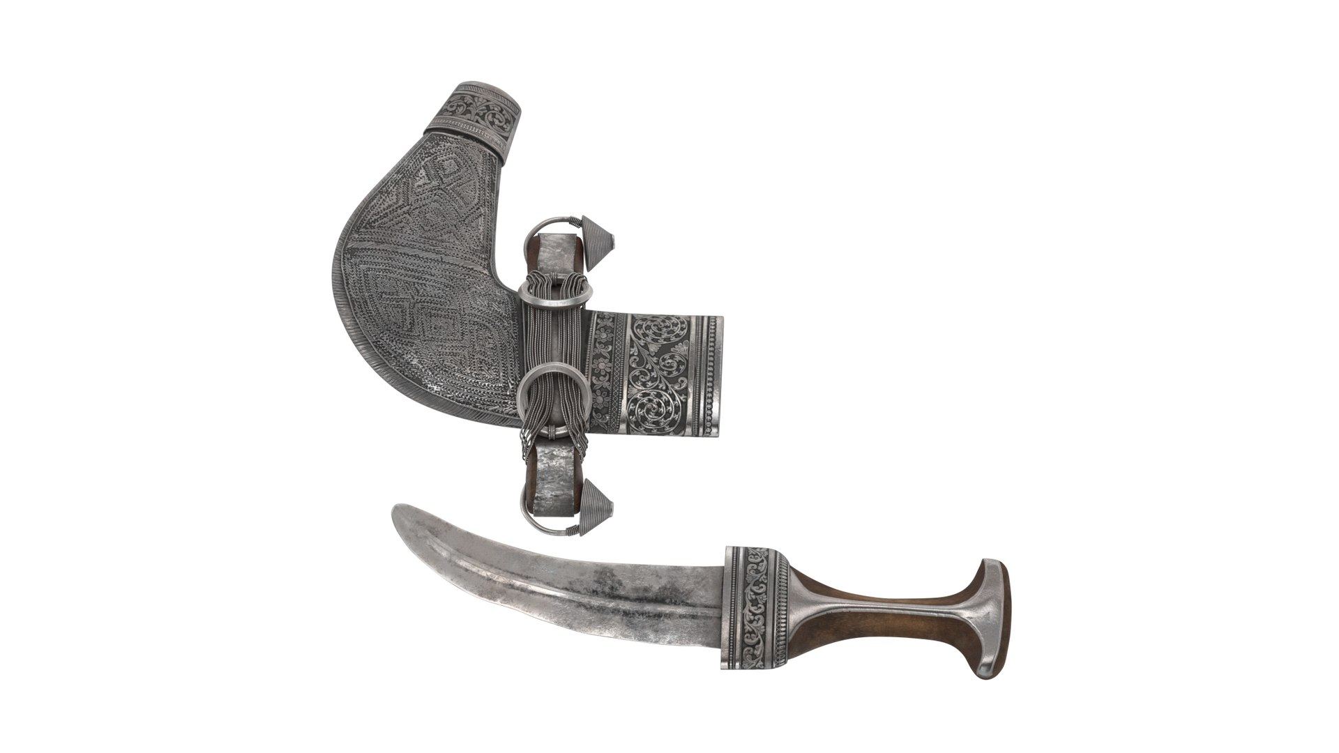 Old Antique Islamic Silver Dagger Khanjar Stock Photo 561686515 |  Shutterstock