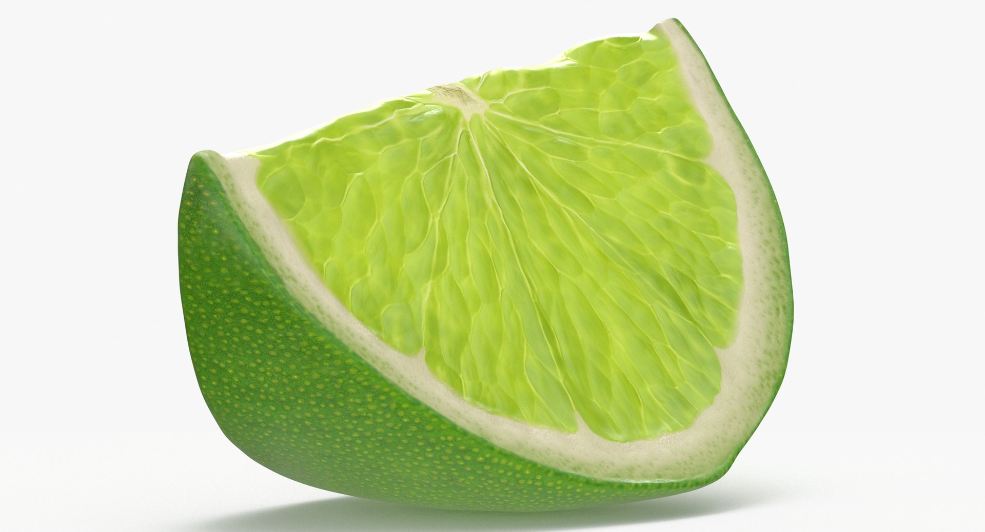 Prop 26 Lime Wedge 3D Model TurboSquid 2146926