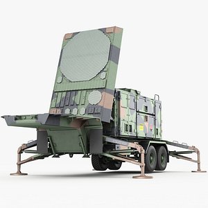 mpq-53 radar 3D model
