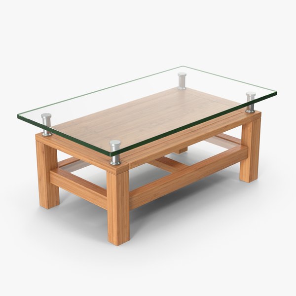 Glass Coffee Table 3D model