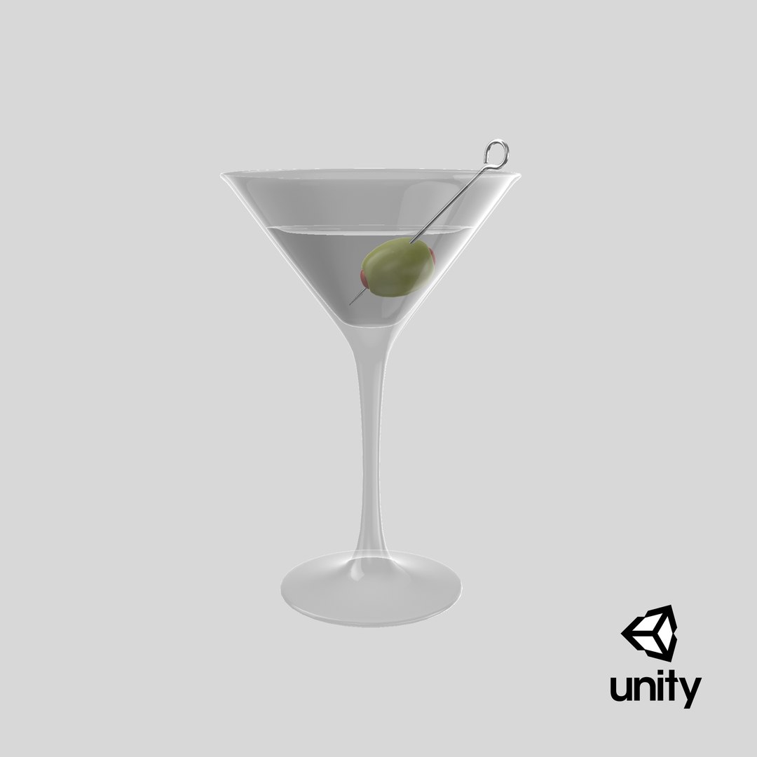 Cocktail Glass Martini Model TurboSquid 1614936